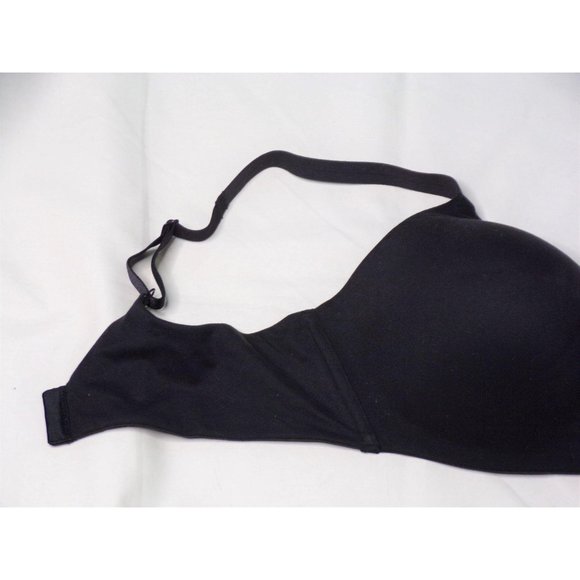 🆕 WACOAL How Perfect Seamless Soft Cup Wireless Bra #852189 Black 36C - Picture 6 of 8